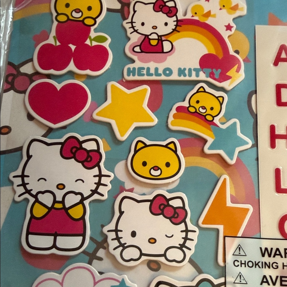 12 by 12 Hello Kitty scrapbook Set - Pink and Blue - Picture 6 of 9